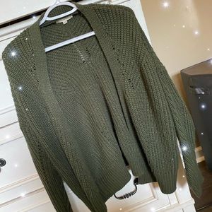 Green Cardigan